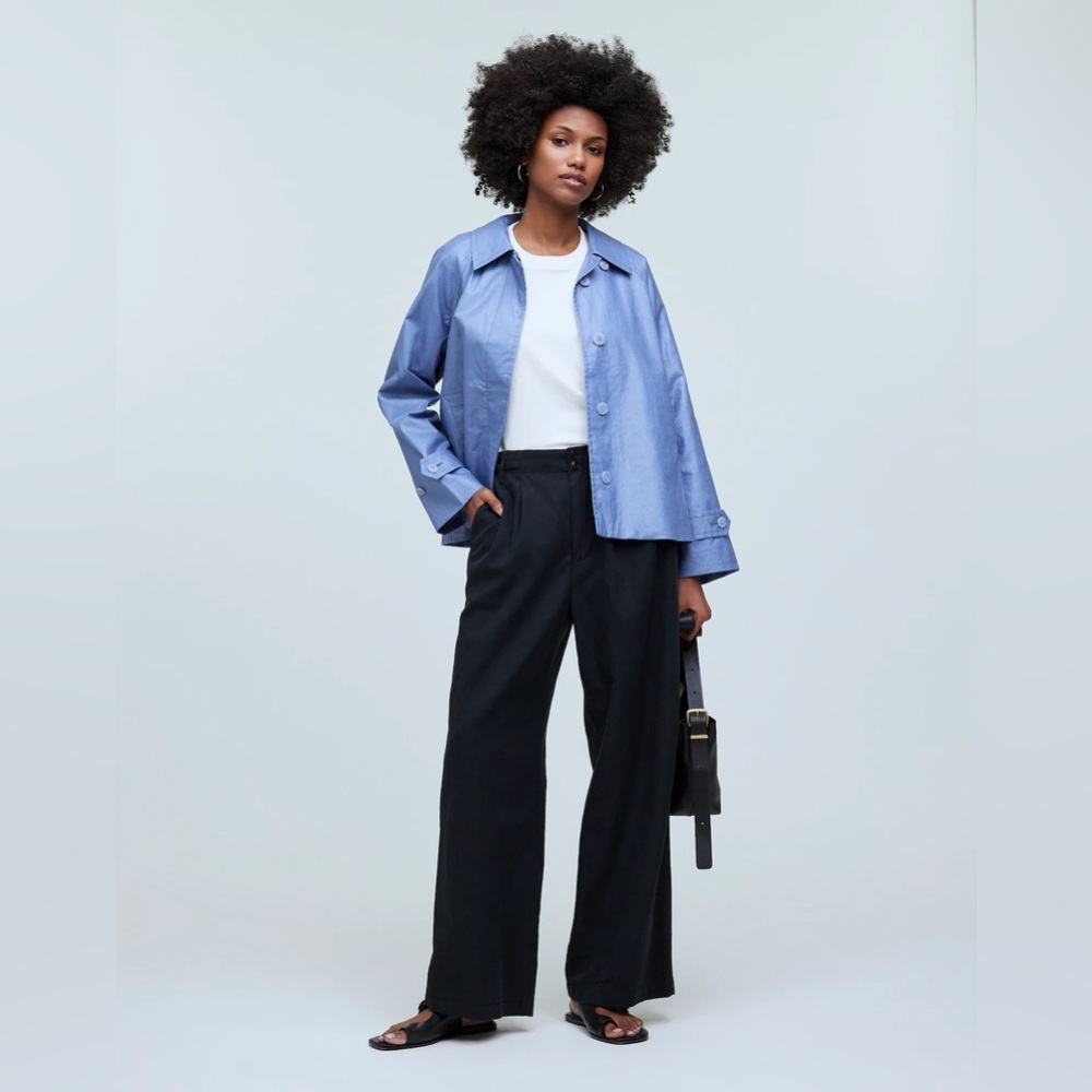 Madewell Short Laminate Trench & Dress Set